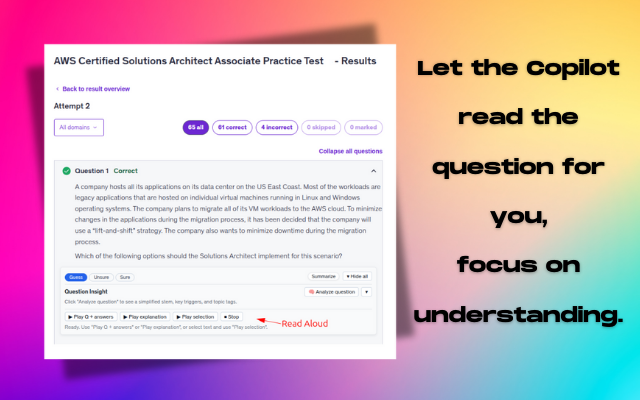 Read aloud and analyze